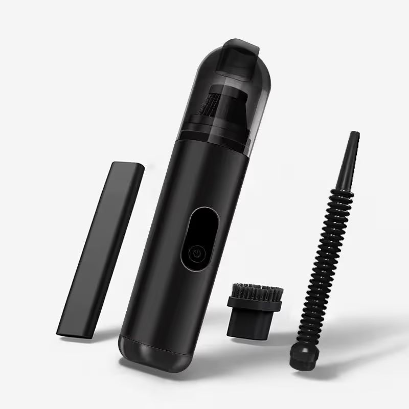 Wireless Handheld Car Vacuum Cleaner - Portable Mini Cordless Vacuum and Air Blower with Type C Charging, Dual Suction Modes and Multi Nozzle Cleaning Tools