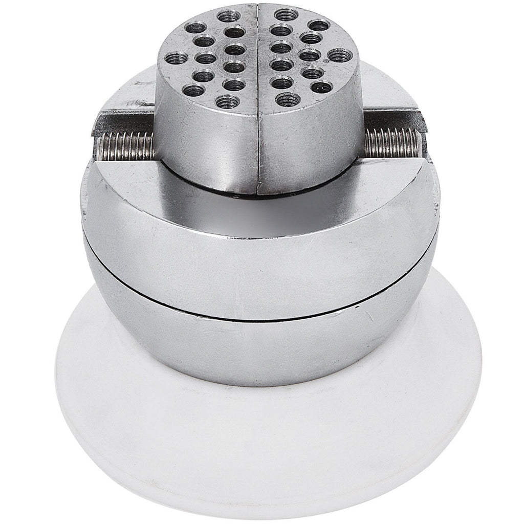 Ball Vise, 3" Engraving Setting Tool, 360° Rotation Engraving Block Vise, 30 PCS Attachment Jewelry Engraving Block Tools Standard Block for Gemstone Inlay and Small-Scale Engraving