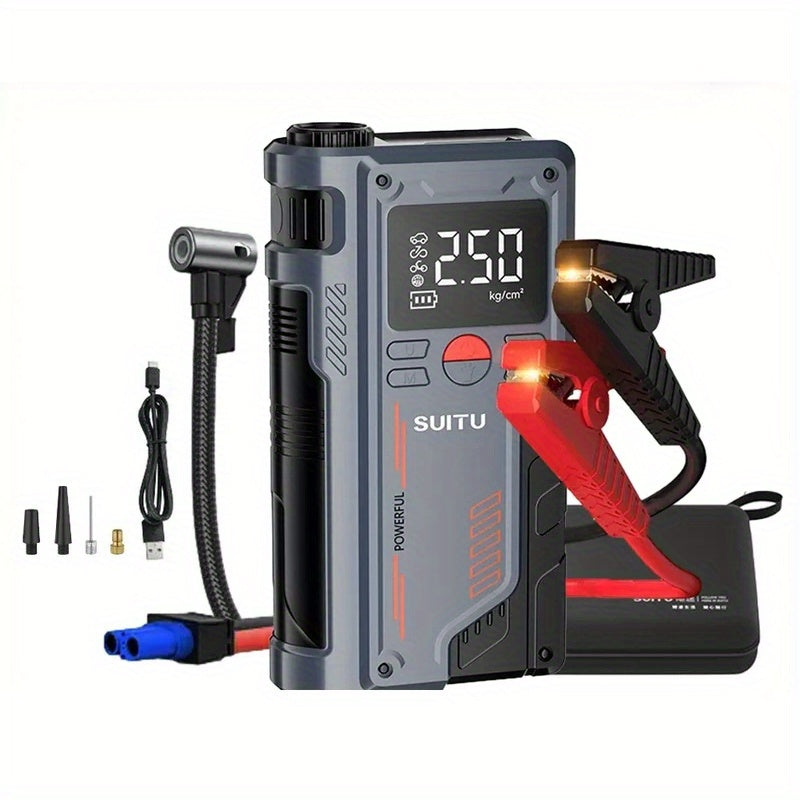 NNETM Portable Air Compressor & Jump Starter-0
