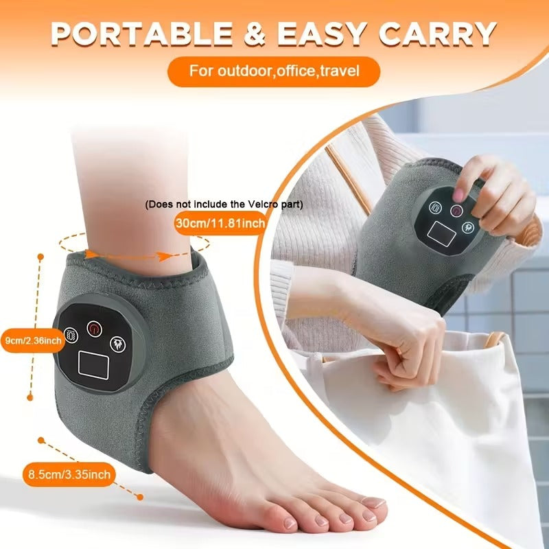 NNETM Ankle Heating Massager with Vibration & Heat Therapy-1